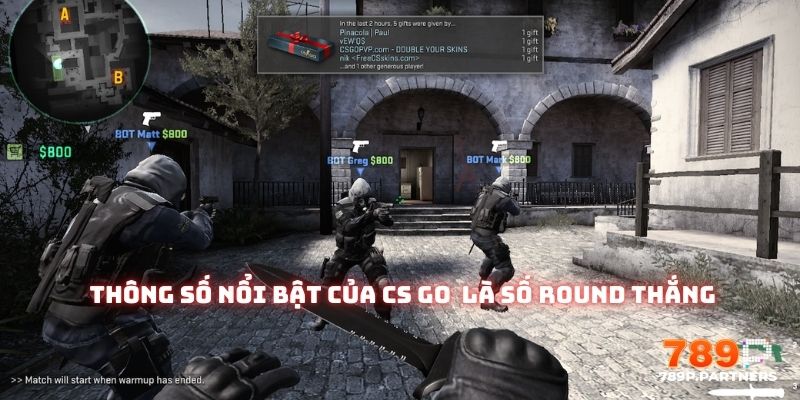 Chẳng hạn như CSGO, số round thắng là 13/25 trong các giải chuyên nghiệp