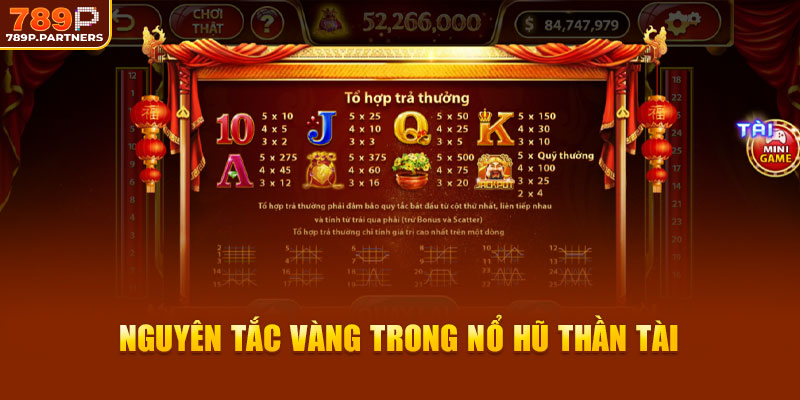 Nguyên tắc vàng trong nổ hũ thần tài
